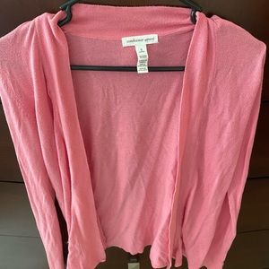 Pink cardigan